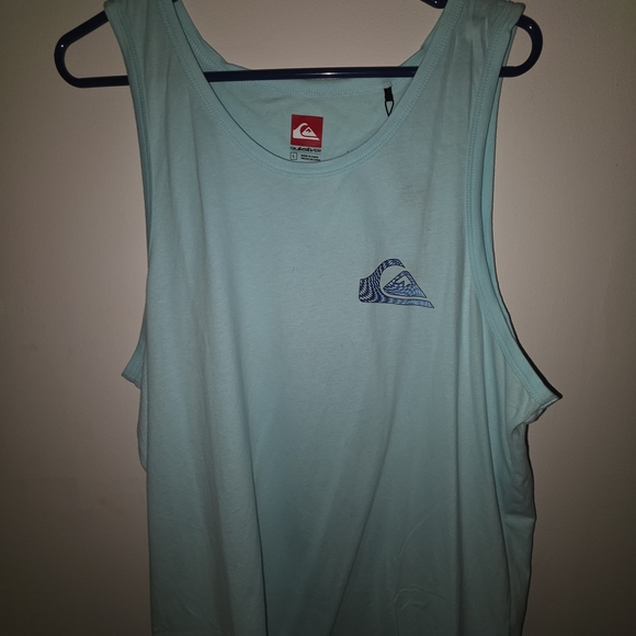 Quiksilver Light Blue Tank Top - Picture 1 of 3